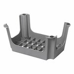 Step grey plastic 42.5 x 27.5 x 23 cm