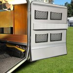 Storage net elastic 366x180mm with plastic frame NS-14