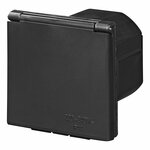 CEE wall inlet box square black