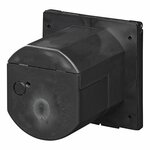 CEE wall inlet box square black