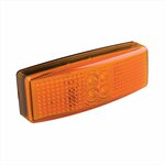 Side marker light 12/24V orange 110x40mm LED