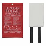 Fire blanket 100x100cm in nylon cover
