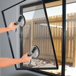 Aluminium vacuum lifter with 2 suction cups