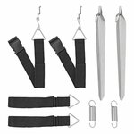 Storm strap set 2x 3 m with quick release 2x 70 cm