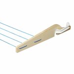 Drying line holder for horizontal manoeuvring handles 3-piece