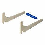 Drying line holder for vertical manoeuvring handles 3-piece