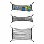 Luggage net elastic 80x50cm with plastic hooks NS-3