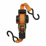 Tension strap with ratchet + 2 hooks 350cm 320kg automatic roll-up