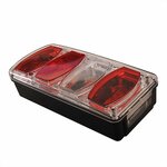 Rear light 6 functions 222x100mm left