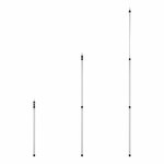 Tent pole telescopic 3-part 106 - 280 cm