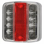 Rear light 4 functions 98x105mm 14LED with 5-pin EC