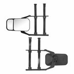Caravan mirror with blind spot mirror