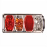 6-function rear light 222x100mm right