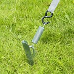 Storm strap set 2x 4.8m with tendon attachment for awning rail