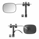 Caravan mirror flat glass 410 x 140 x 190 mm