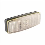 Marker lamp 12/24V white 110x40mm LED