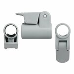 Tube clamp for tent pole with quick release 22-25mm - set of 4