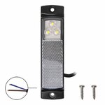 Marker lamp 12/24V white 126x30mm LED