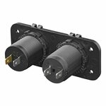 Installation kit: 12V socket + USB fast charger type A + C 2-way 3A