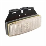 Marker light 12/24V white 110x40mm LED with holder