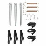 Storm strap set 3x 5.10 m (4.00+1.10 m)