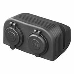 Surface-mounted kit: 12V socket + USB fast charger type A + C 2-way 3A
