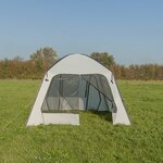 Side wall with mosquito net for inflatable party tent