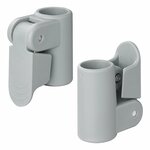 Tube clamp for tent pole with quick-release fastener 25-28mm - set of 4