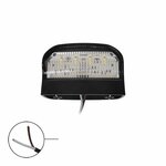 License plate light 12/24V 70x42mm LED