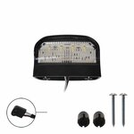License plate light 12/24V 70x42mm LED 2P. for 343871/72