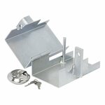 Coupling lock divisible with discus lock
