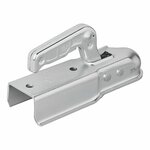 Steel ball coupling vertical 2 holes square 60mm 1300kg braked