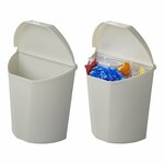 Waste bin with lid 6L for caravan/camper