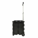 Transport trolley with folding crate 25kg
