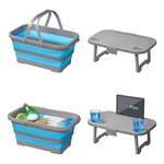 Foldable picnic basket