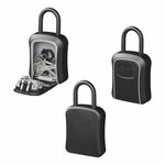 Key safe with number combination with metal U-bracket
