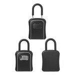 Key safe with number combination with metal U-bracket