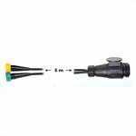 Cable set 5M with plug 13-pin and 2x connector 5-pin