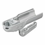 Steel ball coupling vertical 2 holes round 60mm 1300kg braked
