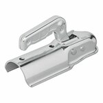 Steel ball coupling vertical 2 holes round 70mm 1300kg braked
