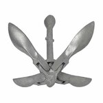 Umbrella anchor 3.2kg, galvanized, egg-shaped head