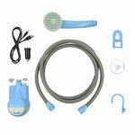 Mobile shower set rechargeable