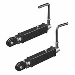 Handbrake spindle with roller