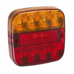 Rear light 12V 5 functions 107x107mm 8LED