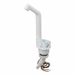Cold water tap De Luxe 12V dia 20 mm white large button
