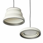 Hanging lamp LED foldable silicone white dia 15cm