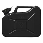 Jerrycan 10L metal black UN TuV/GS-approved