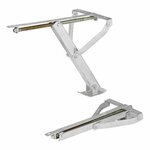 Caravan corner support compact with tilting foot 500kg 438x265mm H:410mm