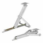 Caravan corner support compact with tilting foot 500kg 438x265mm H:410mm