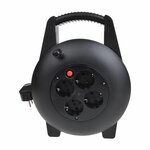Cable reel Schuko 4-way 15M 3x1.0mm²